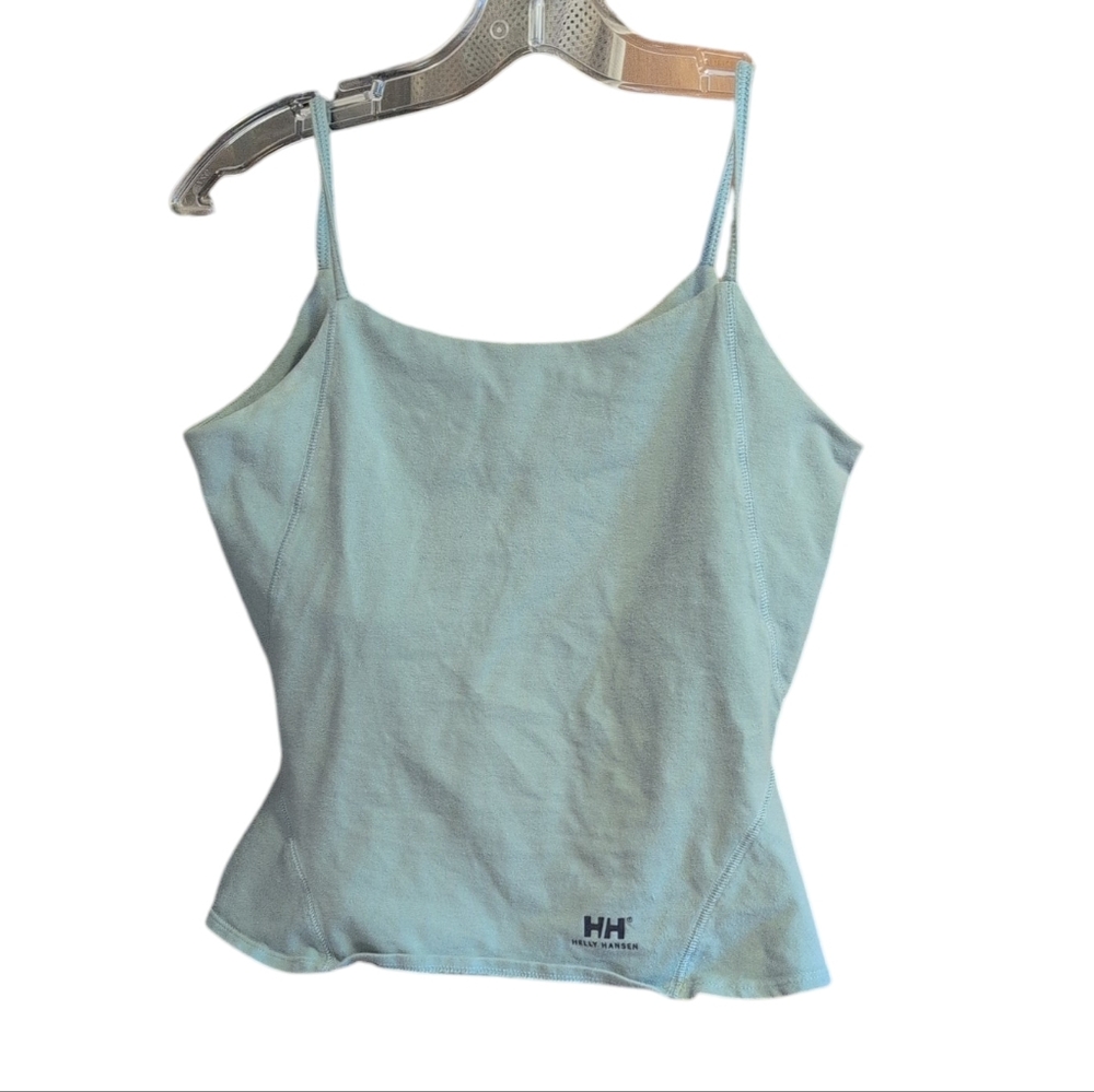 Helly Hansen Women’s Camisole Tank Top Medium Light Blue Spaghetti Strap Stretch